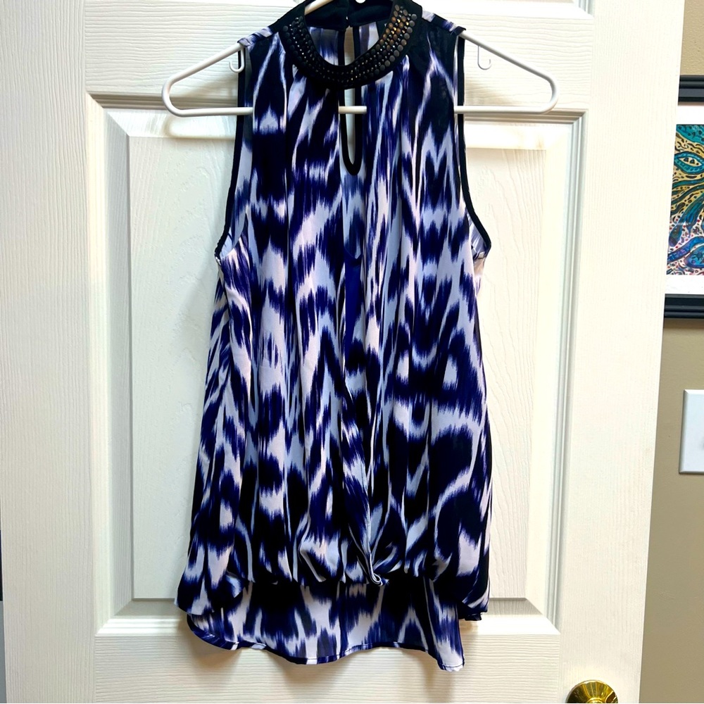Nicole by Nicole Miller sleeveless blouse XS